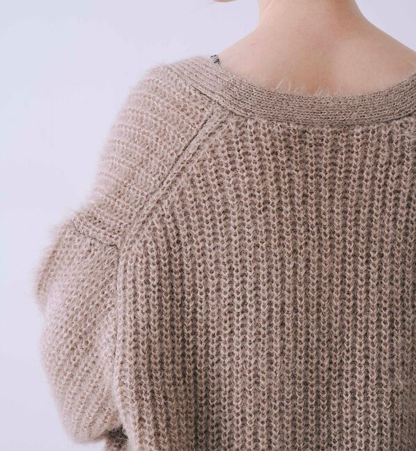 SELFIST「【一花さんコラボ】ニットカーデ＆サテンワンピースSET」|ワンピース|