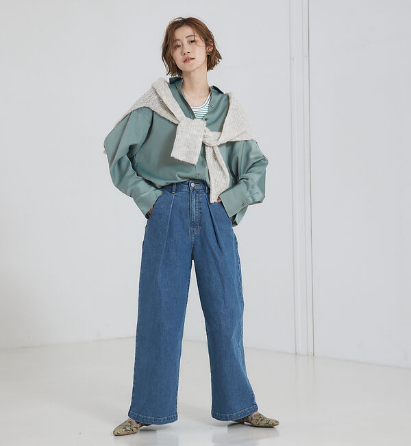 abahouse mavie「テレコボーダータンクトップ」|キャミソール|