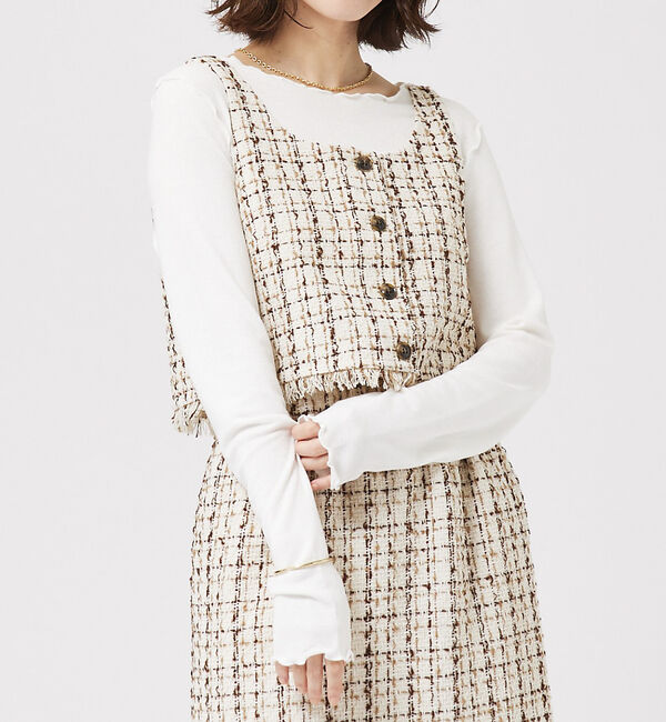 abahouse mavie「スパークナイロンクルーネックプルオーバー」|Tシャツ・カットソー|