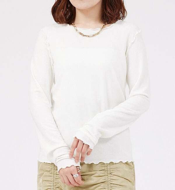 abahouse mavie「スパークナイロンクルーネックプルオーバー」|Tシャツ・カットソー|