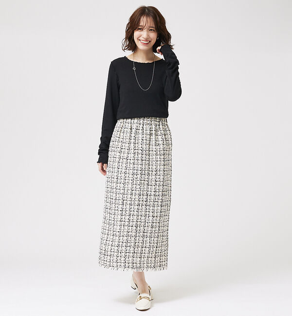 abahouse mavie「スパークナイロンクルーネックプルオーバー」|Tシャツ・カットソー|