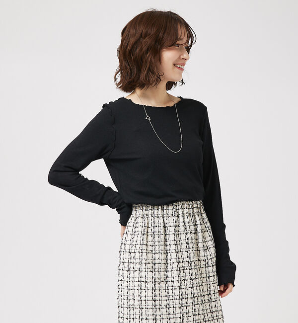 abahouse mavie「スパークナイロンクルーネックプルオーバー」|Tシャツ・カットソー|