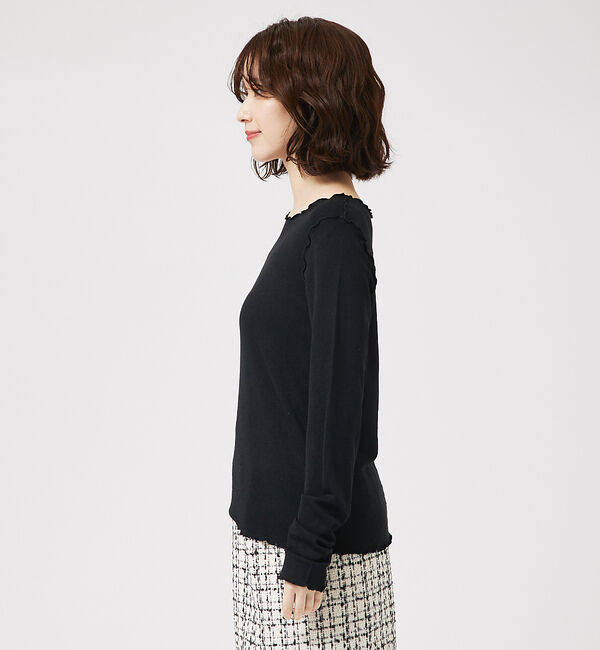 abahouse mavie「スパークナイロンクルーネックプルオーバー」|Tシャツ・カットソー|