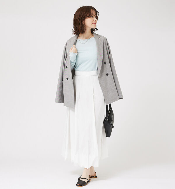 abahouse mavie「スパークナイロンクルーネックプルオーバー」|Tシャツ・カットソー|