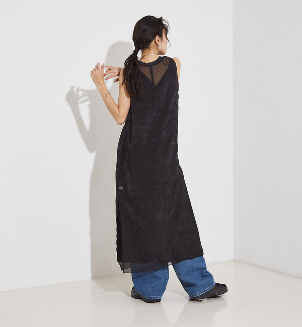 NOMINE「マルチWAY シアーシャーリング ワンピース(キャミワンピセット）」|ワンピース|