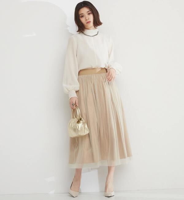 TIARA「リバーシブルチュールスカート」|スカート|