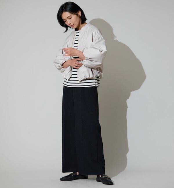 TIARA「パフギャザースリーブカットソー」|Tシャツ・カットソー|