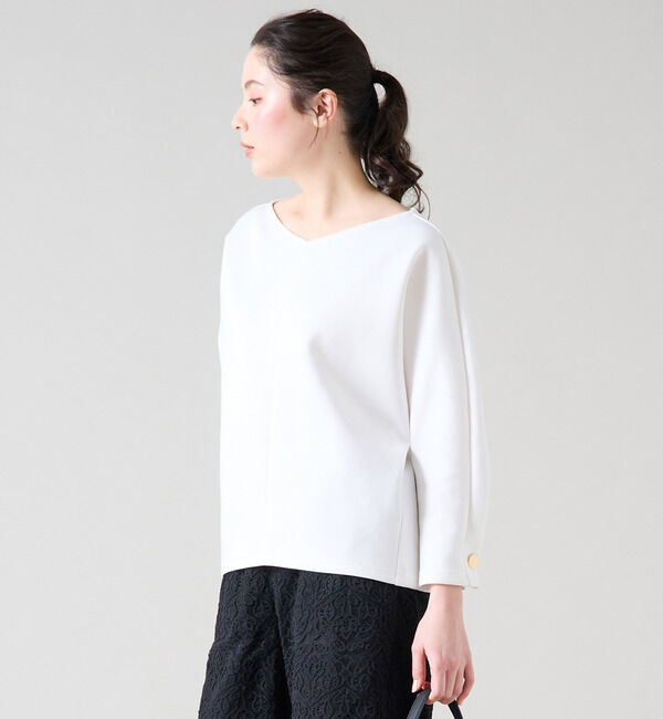 TIARA「ビッグボタンドルマンスウェット」|Tシャツ・カットソー|