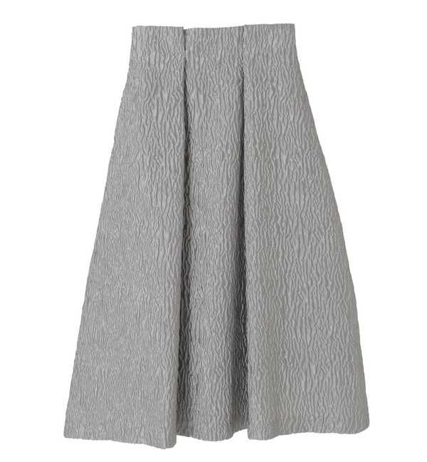 TIARA「ジャガードタックフレアスカート」|スカート|