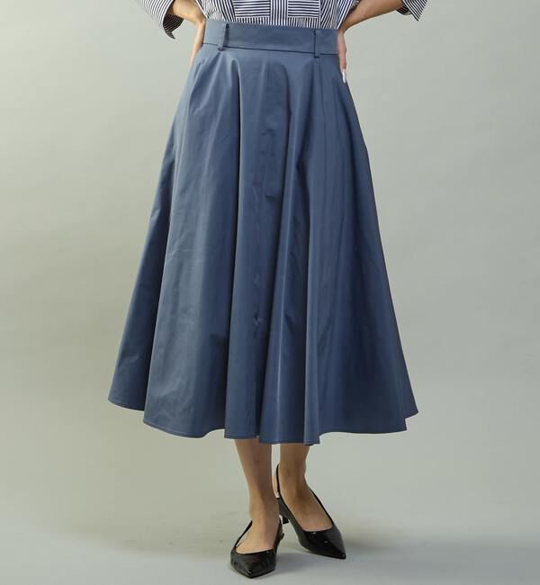 TIARA「サーキュラーフレアスカート」|スカート|ブルー