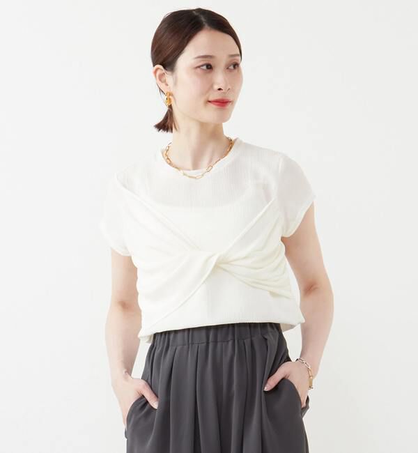 Soffitto「2WAYアレンジカットソー」|Tシャツ・カットソー|