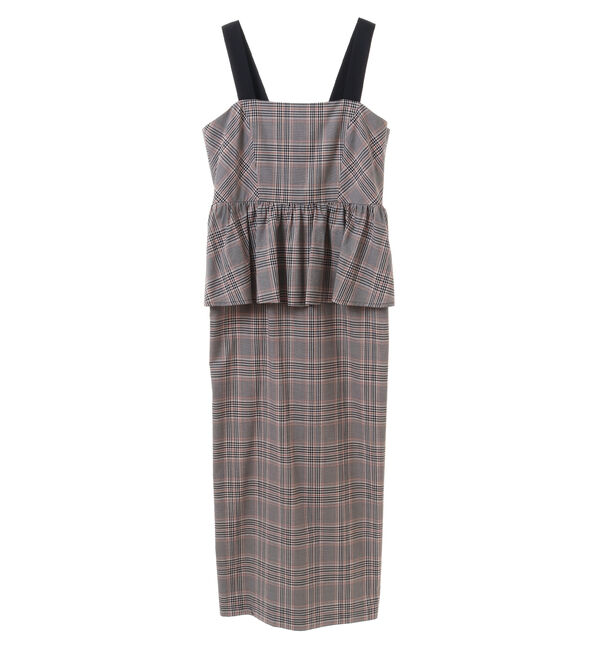Soffitto「ノースリーブチェック柄ワンピース」|ワンピース|