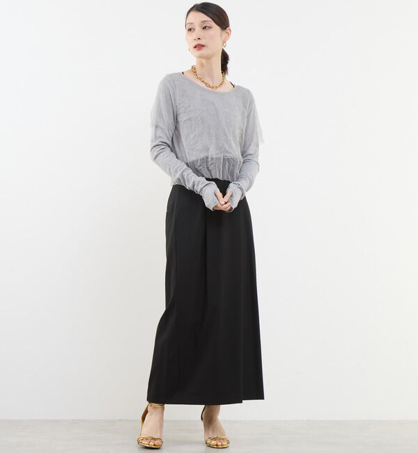 Soffitto「ストレッチタックスカート」|スカート|