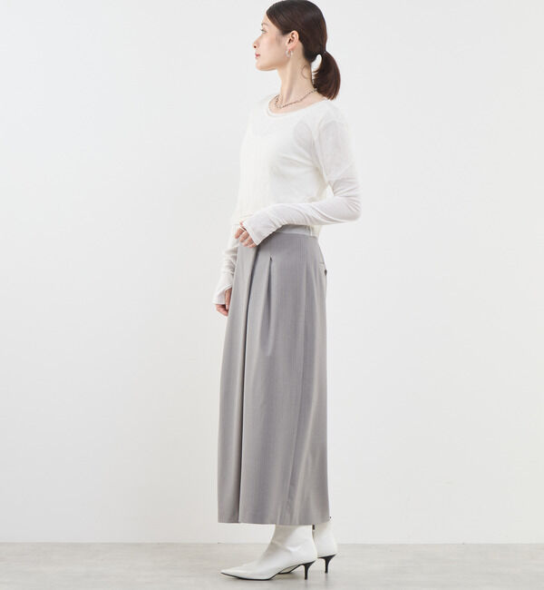 Soffitto「ストレッチタックスカート」|スカート|