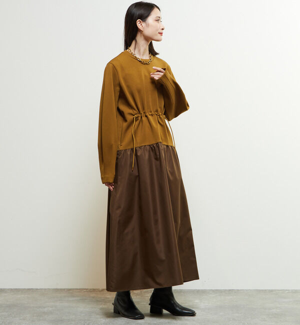 Soffitto「異素材使いワンピース」|ワンピース|