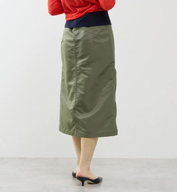 SOFFITTO「≪撥水加工≫ミリタリーデザインサイドプリーツスカート」|スカート|