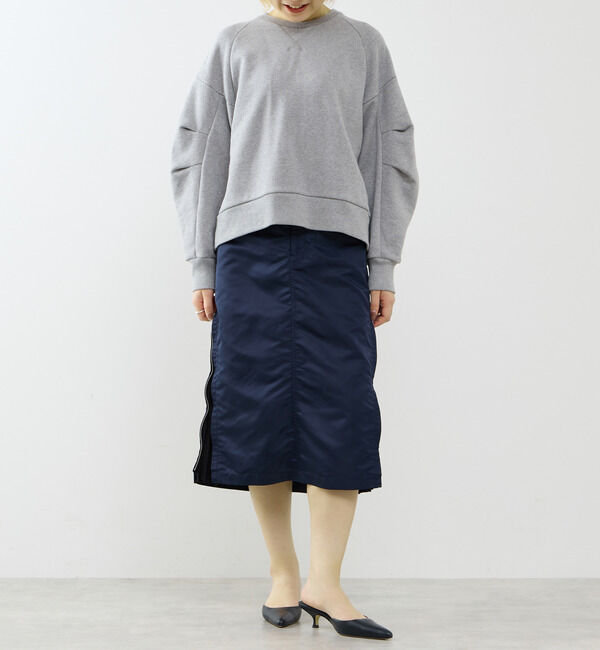 SOFFITTO「≪撥水加工≫ミリタリーデザインサイドプリーツスカート」|スカート|