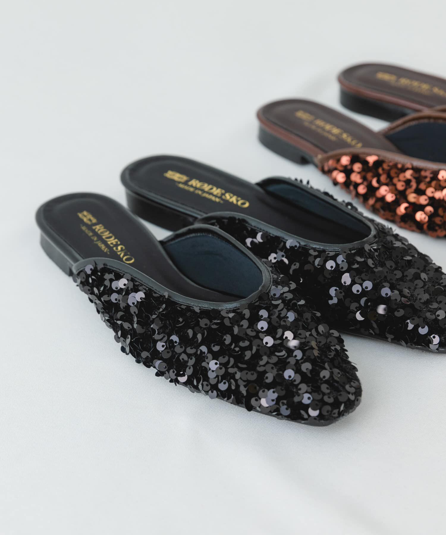 RODE SKO「『MADE IN JAPAN』スパンコールミュール」|その他|