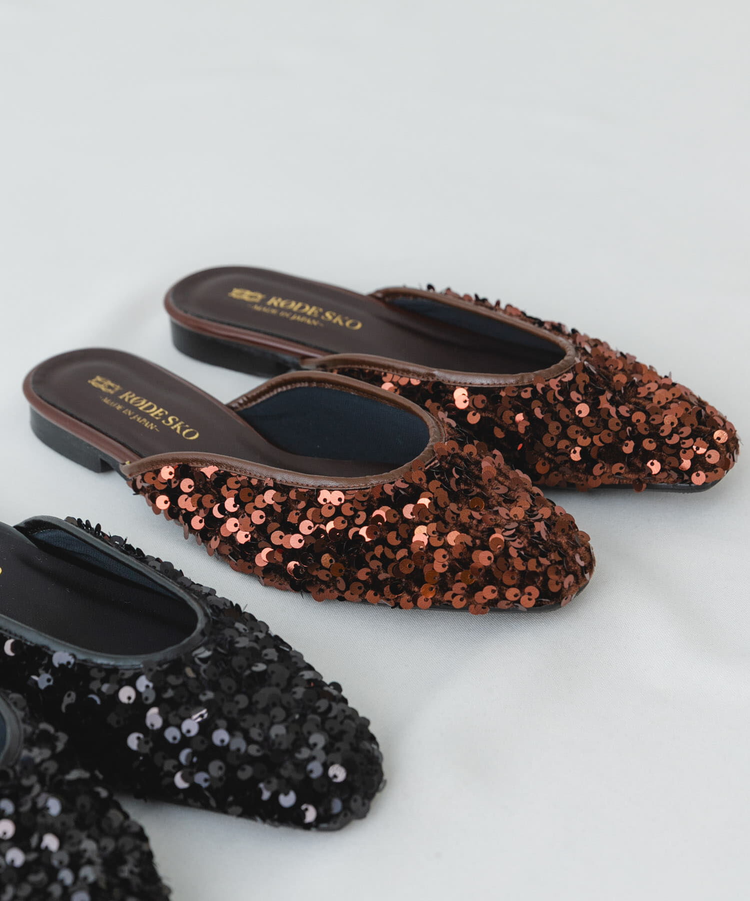 RODE SKO「『MADE IN JAPAN』スパンコールミュール」|その他|