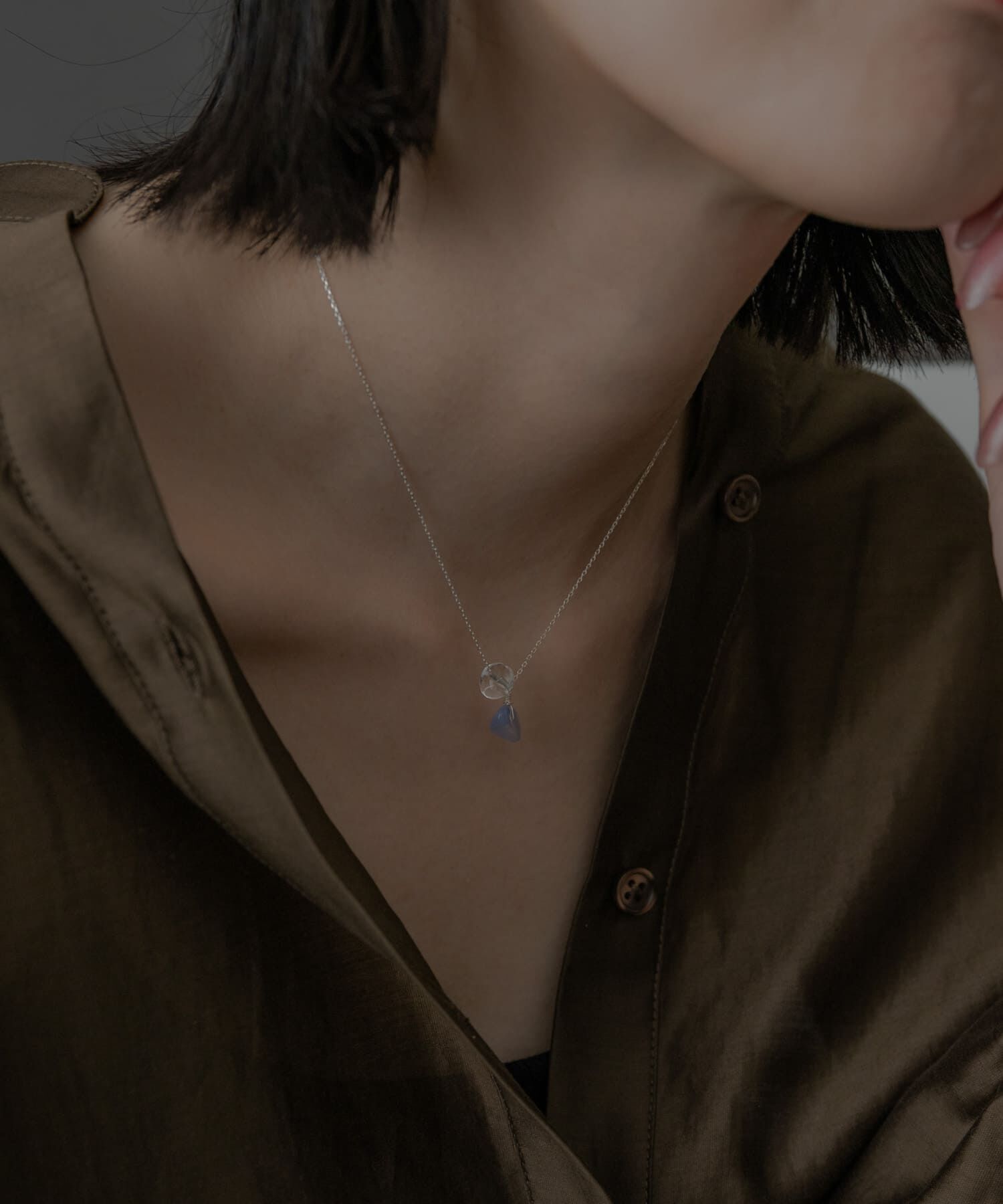 SMELLY「SMELLY so&rsquo;　blue chalcedony  necklace」|ネックレス|