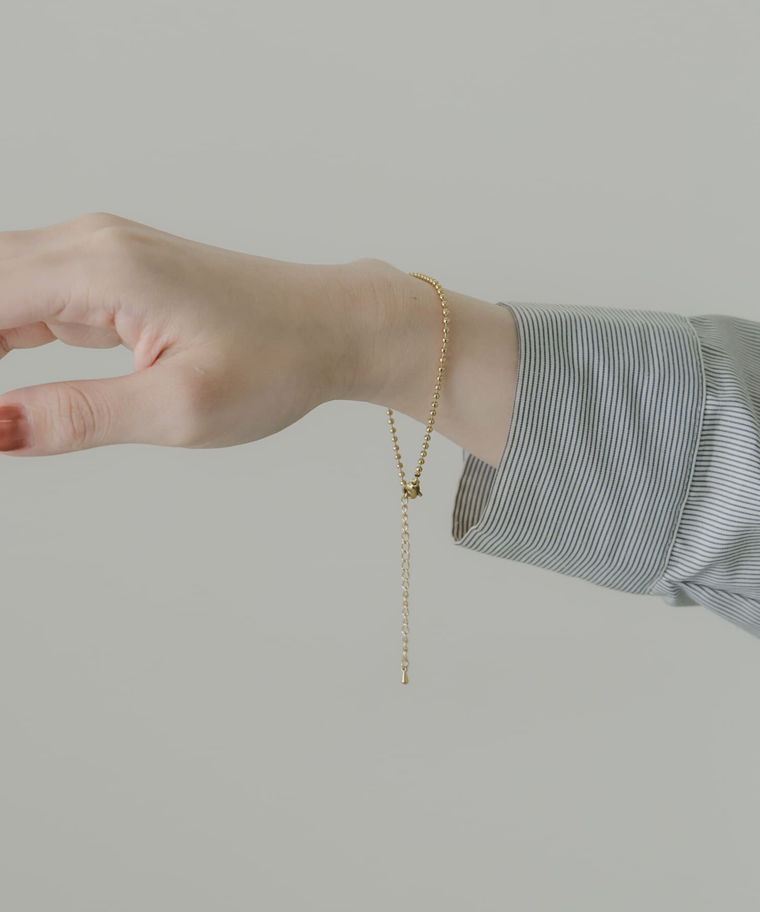 SMELLY「ステンレスボールシンプルブレスレット」|ブレスレット・バングル|