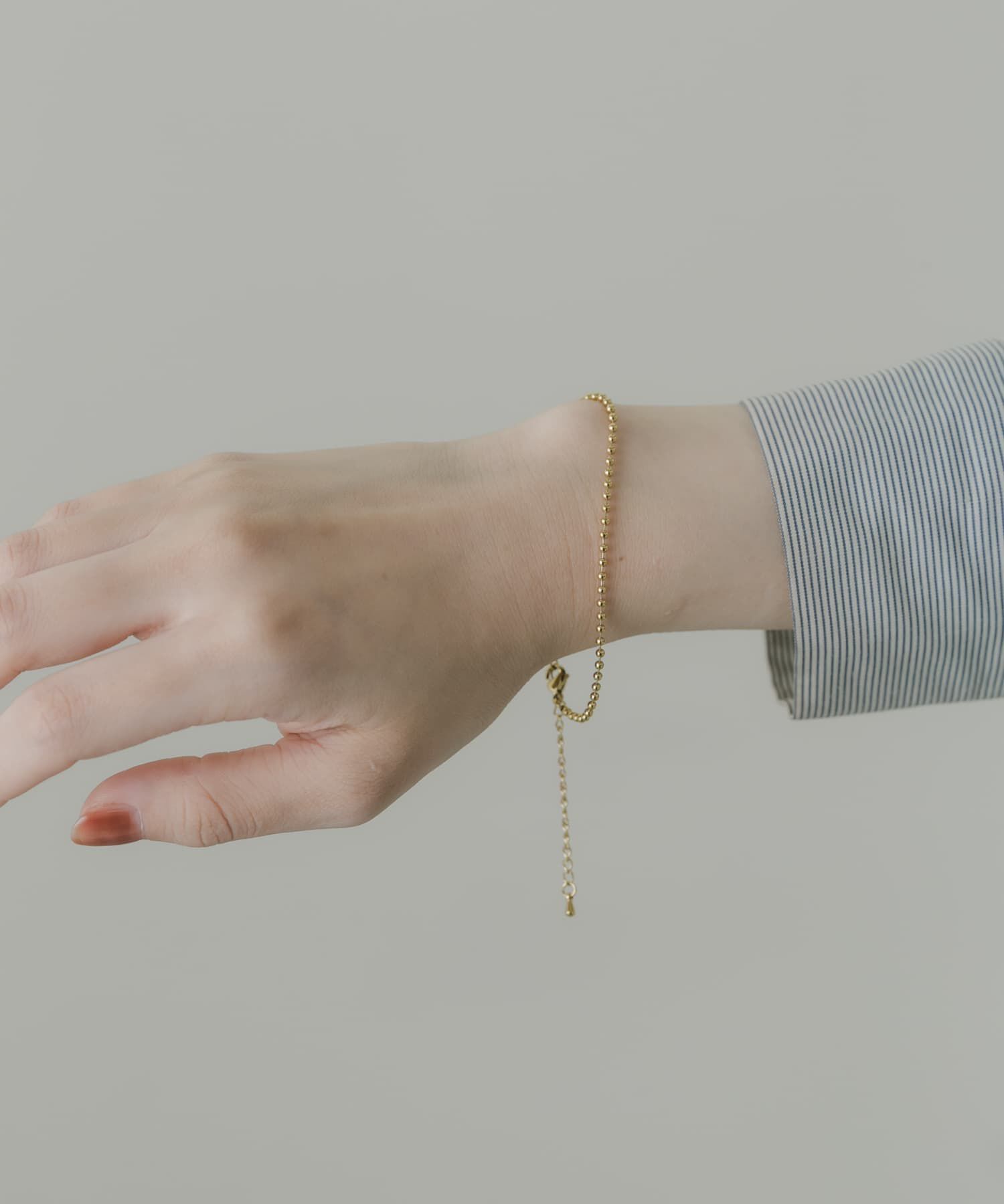 SMELLY「ステンレスボールシンプルブレスレット」|ブレスレット・バングル|