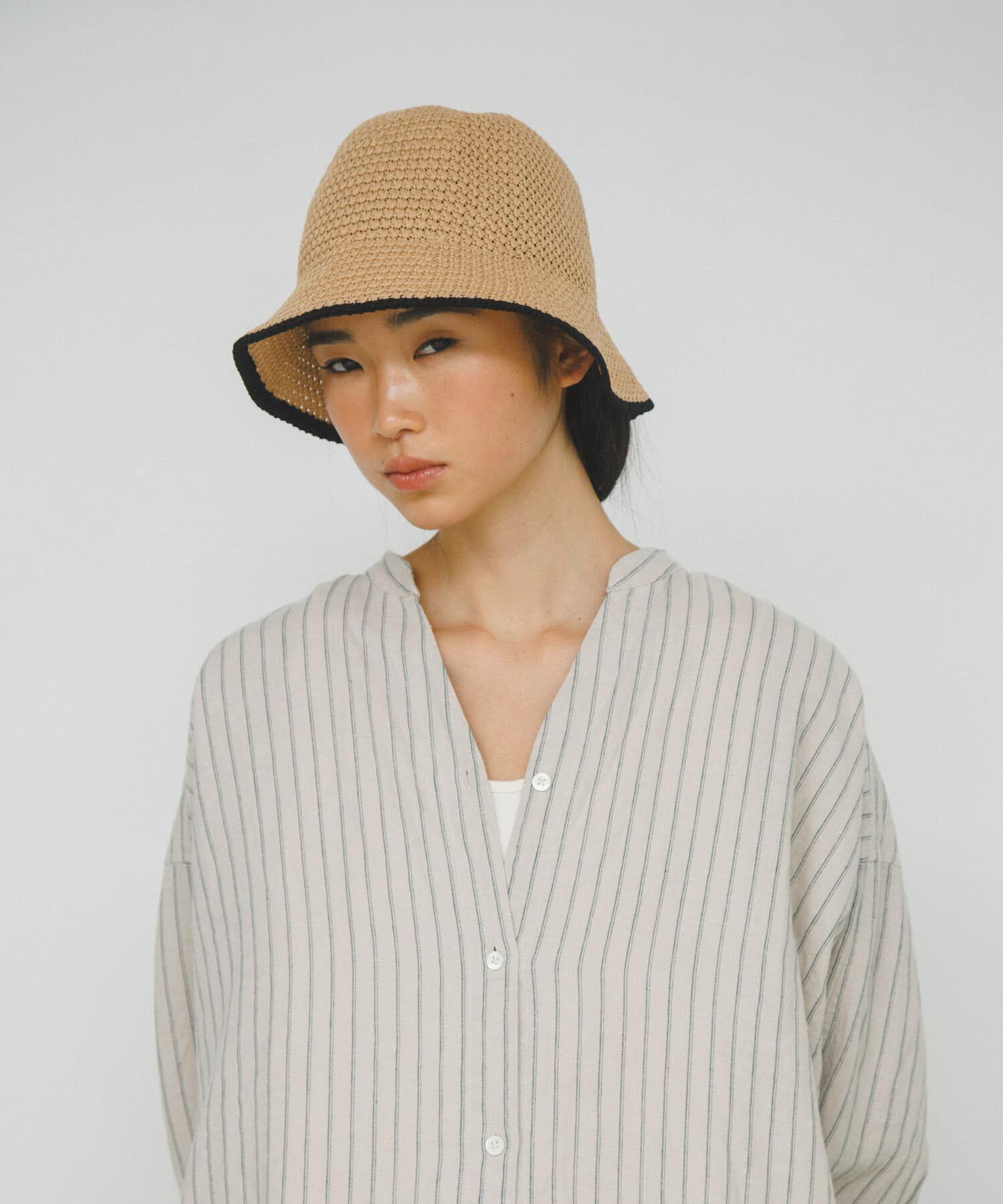 SMELLY「バイカラーシンプルハット」|ハット|