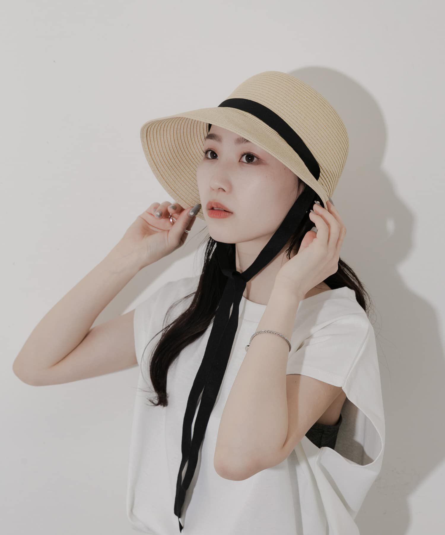 SMELLY「ペーパーリボンハット」|ハット|