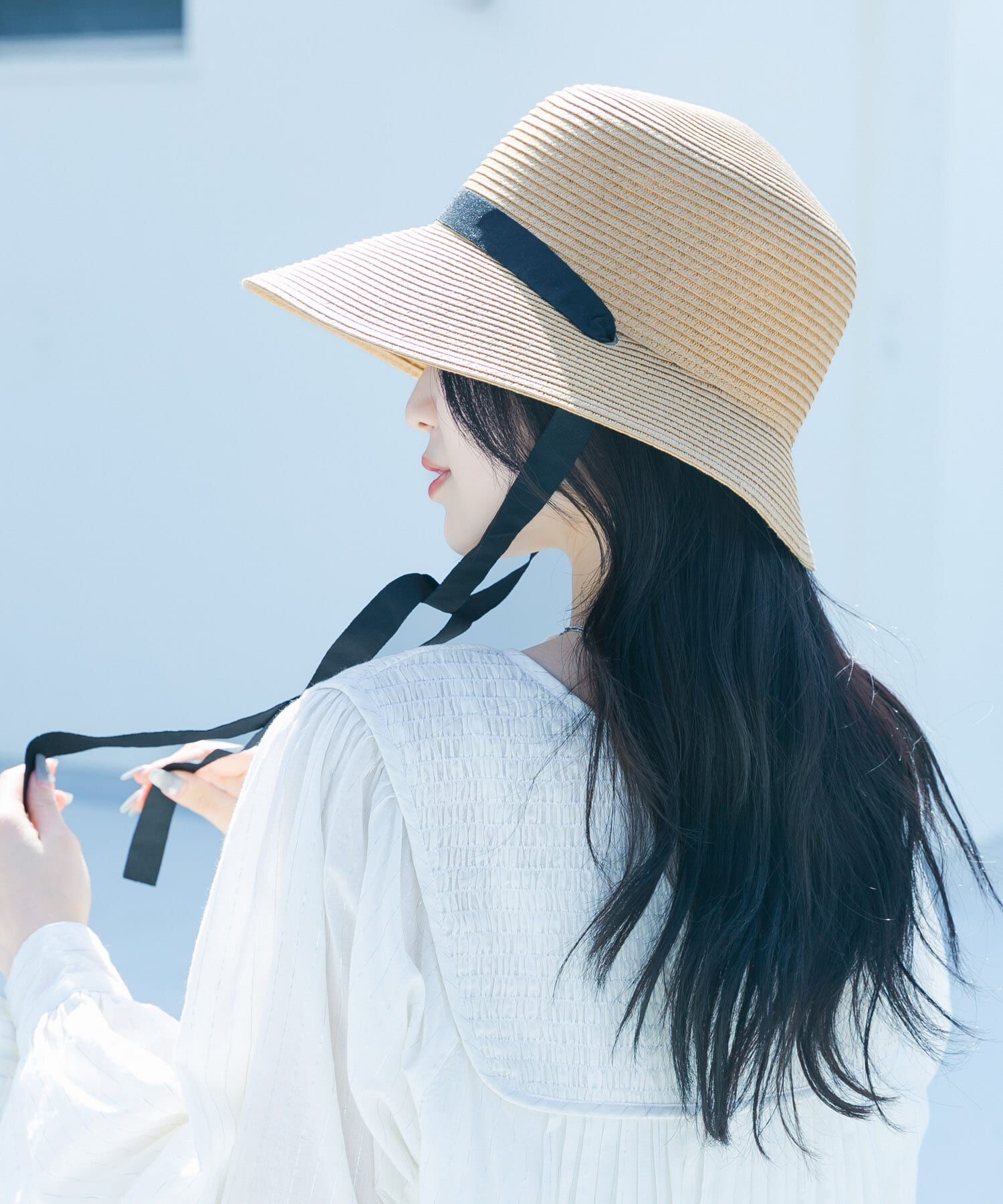 SMELLY「ペーパーリボンハット」|ハット|