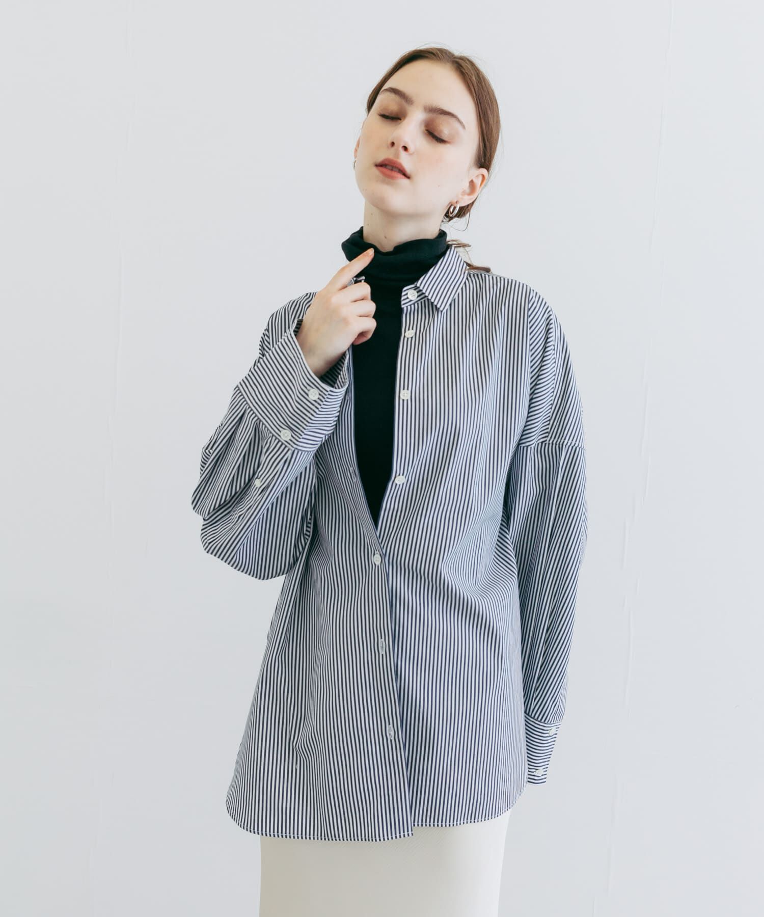 URBAN RESEARCH「『UR TECH』タートルネックロングTシャツ」|Tシャツ・カットソー|