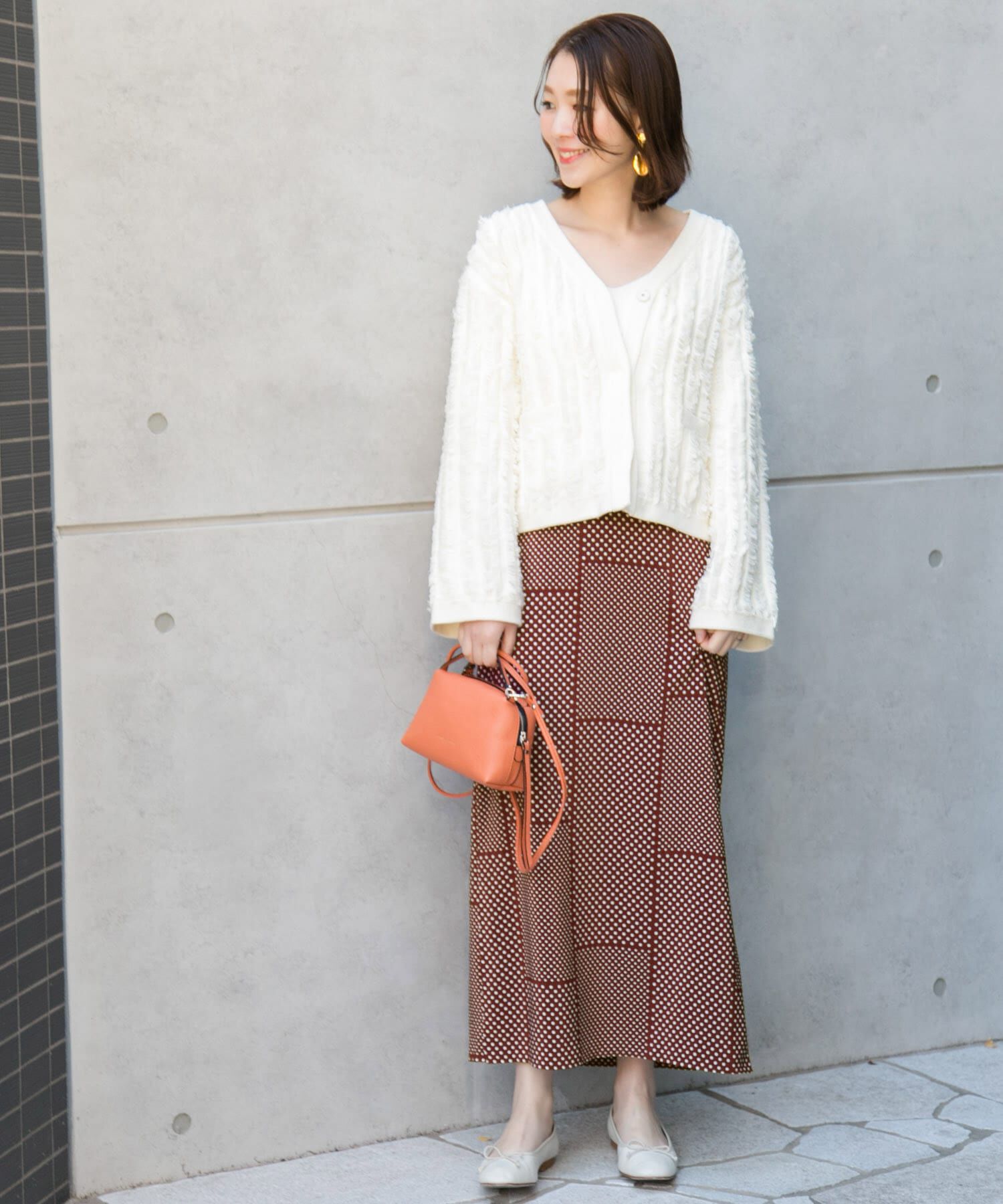 URBAN RESEARCH ROSSO「ランダムドットスカート」|スカート|