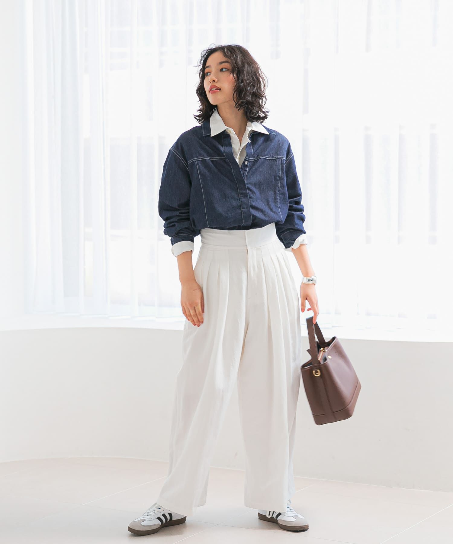 URBAN RESEARCH ROSSO「ライトタックパンツ」|その他|オフホワイト