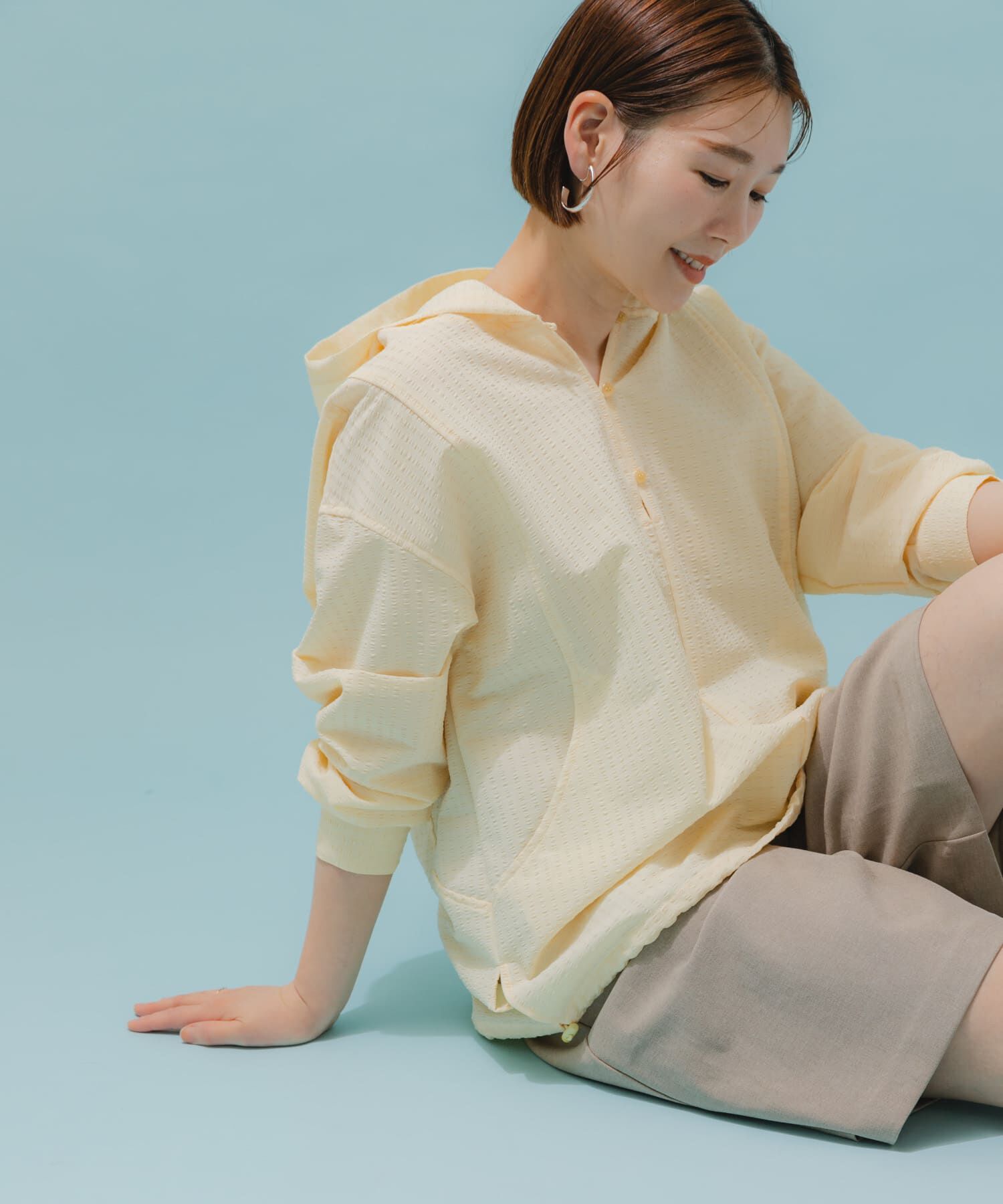 URBAN RESEARCH ROSSO「F by ROSSO　サッカーストレッチアノラック」|ノーカラーコート|