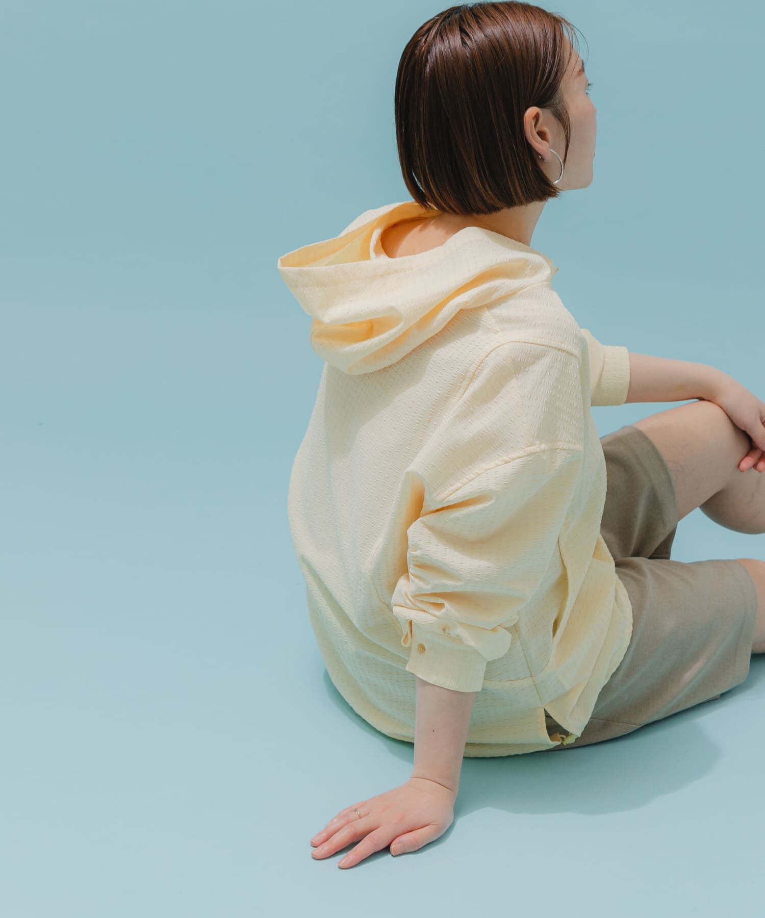 URBAN RESEARCH ROSSO「F by ROSSO　サッカーストレッチアノラック」|ノーカラーコート|