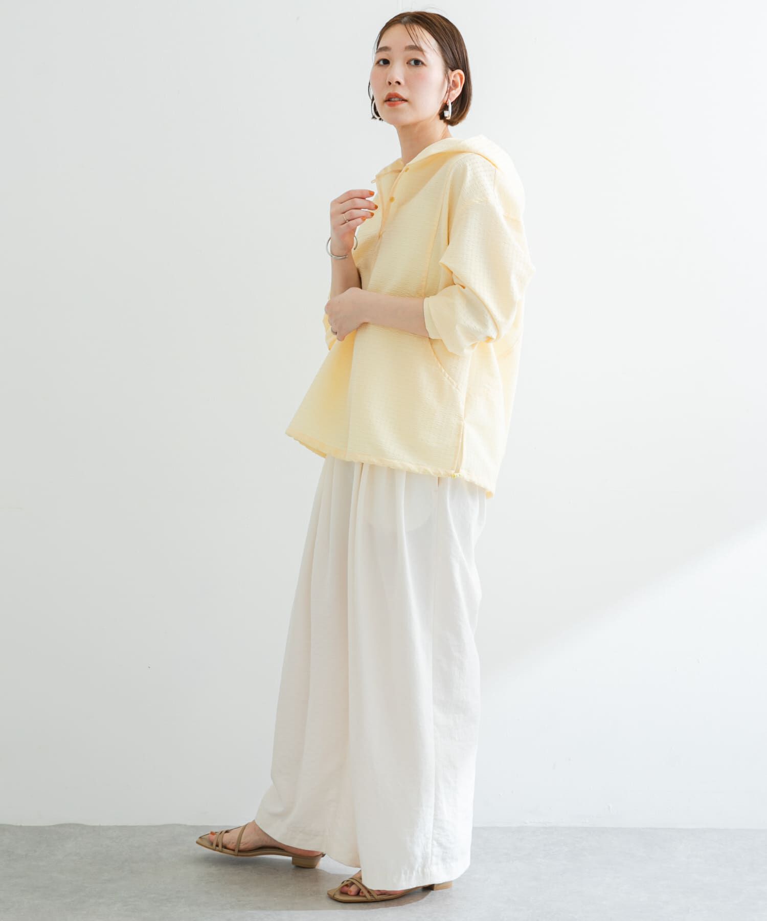 URBAN RESEARCH ROSSO「F by ROSSO　サッカーストレッチアノラック」|ノーカラーコート|