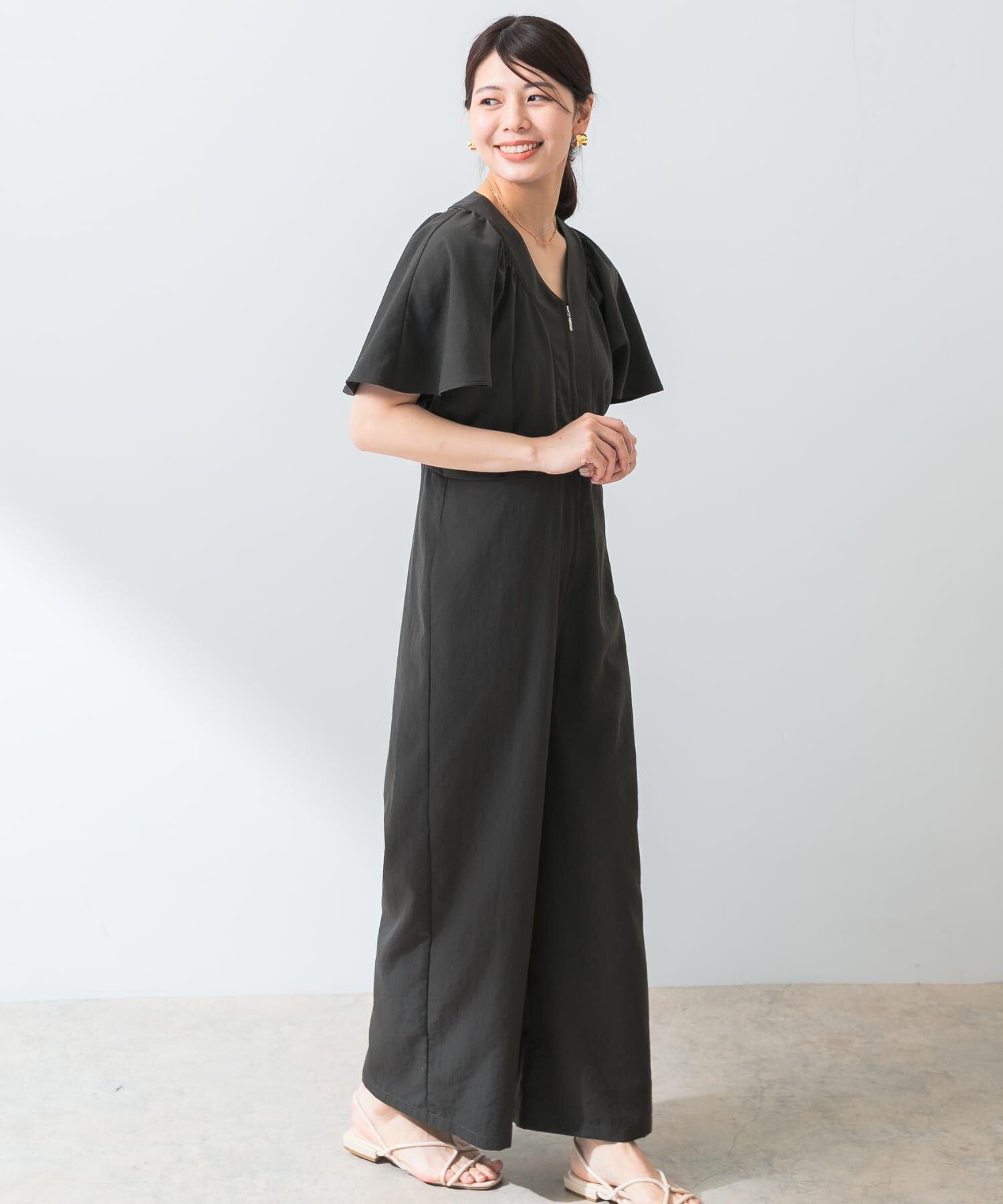 URBAN RESEARCH ROSSO「F by ROSSO　フレアスリーブオールインワン」|スカート|