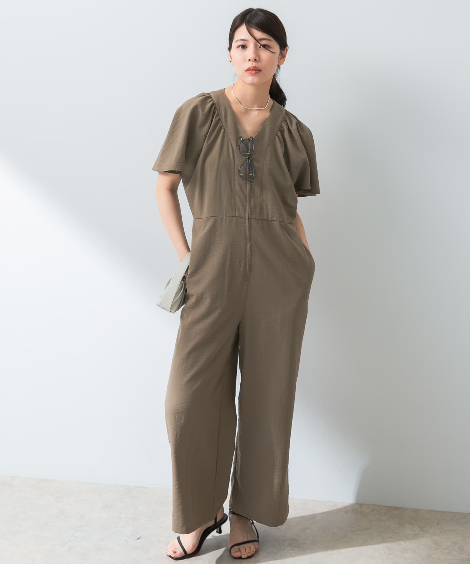 URBAN RESEARCH ROSSO「F by ROSSO　フレアスリーブオールインワン」|スカート|