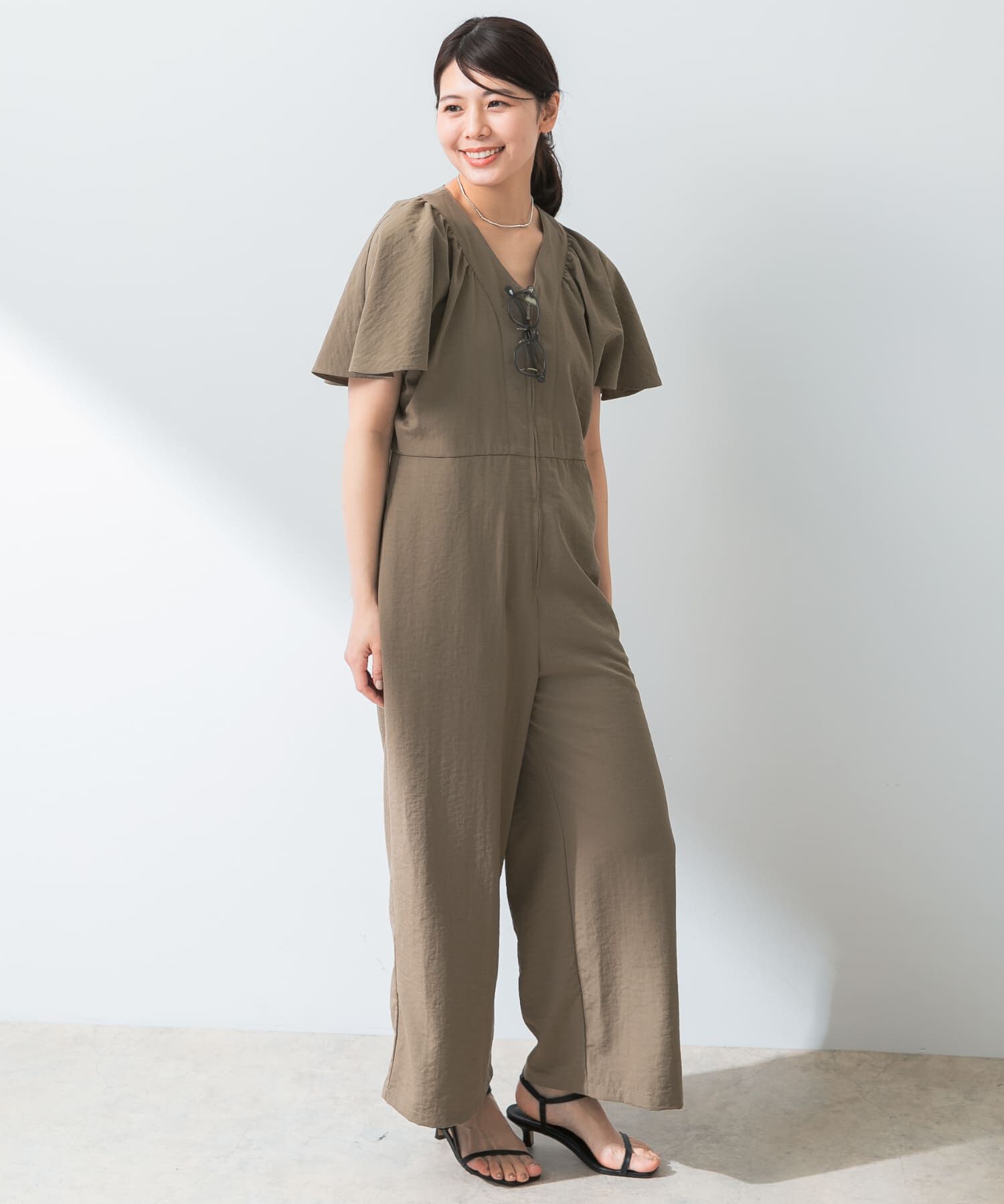 URBAN RESEARCH ROSSO「F by ROSSO　フレアスリーブオールインワン」|スカート|