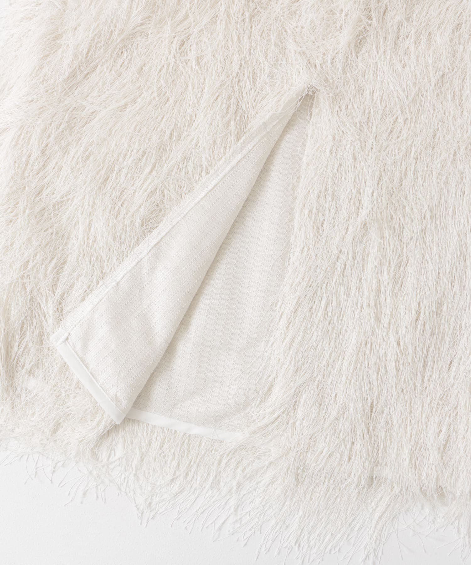 URBAN RESEARCH ROSSO「ELENDEEK　FRINGE STRAIGHT SKIRT」|スカート|