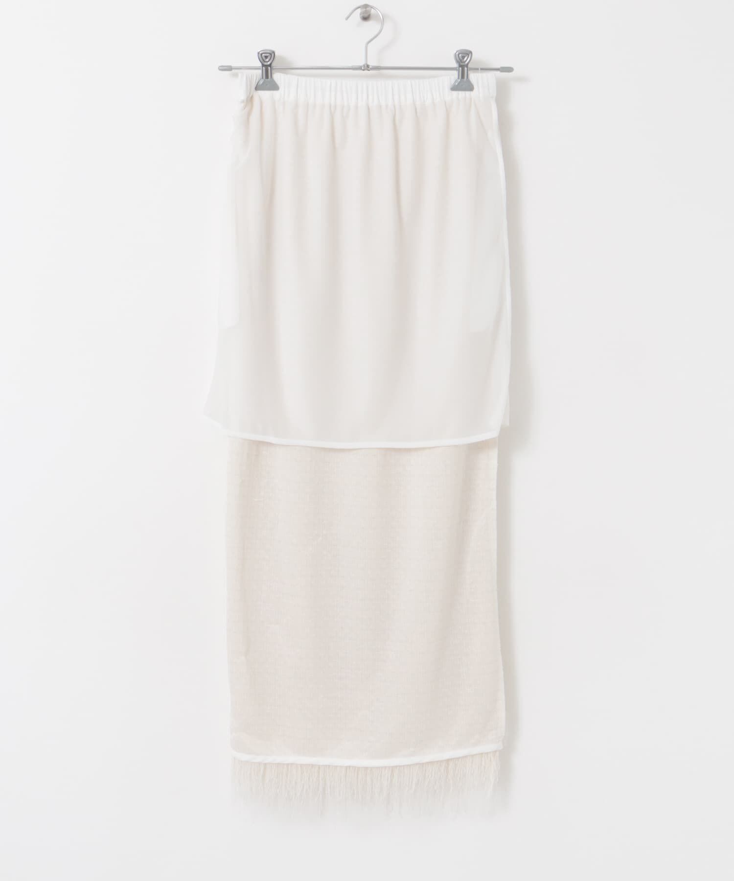 URBAN RESEARCH ROSSO「ELENDEEK　FRINGE STRAIGHT SKIRT」|スカート|