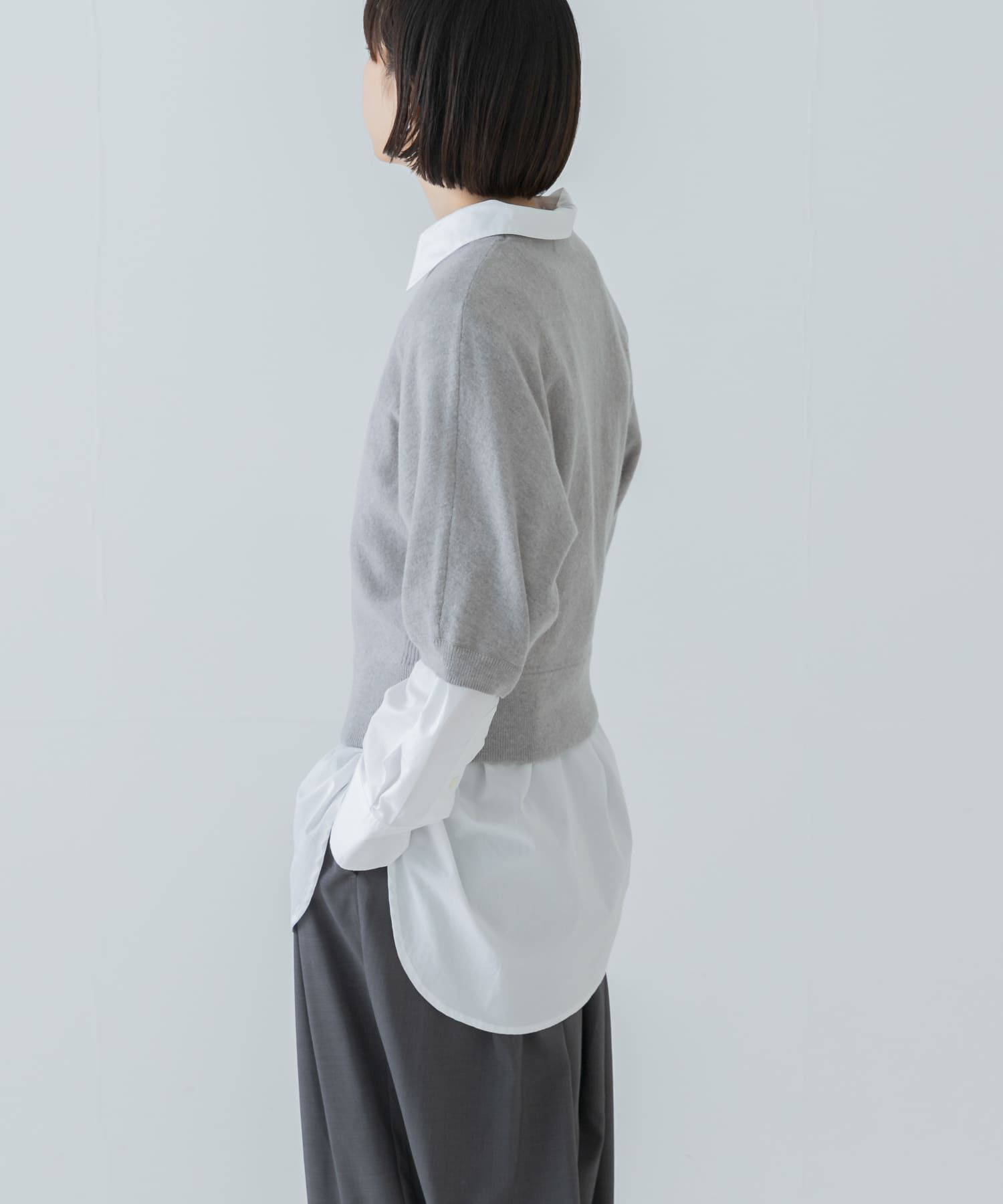 URBAN RESEARCH「ウールハーフスリーブドルマンニット」|ニット・セーター|