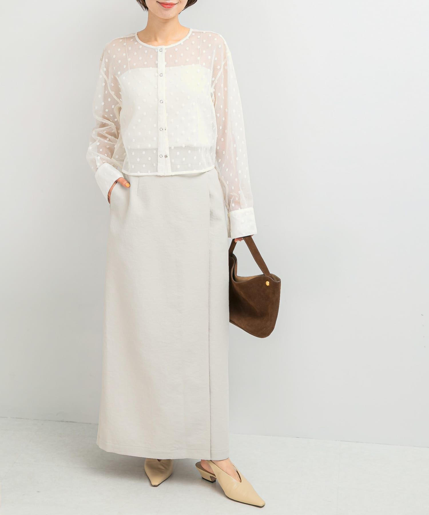 URBAN RESEARCH ROSSO「UVカットストレートタックスカート」|スカート|