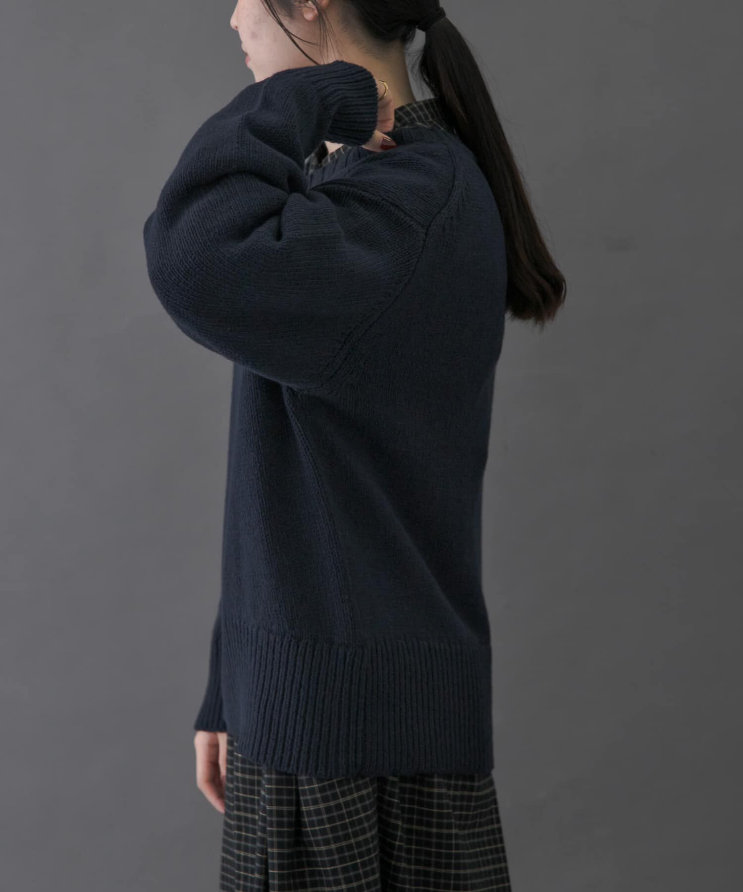 URBAN RESEARCH DOORS「FORK&SPOON　Vネックニット」|ニット・セーター|