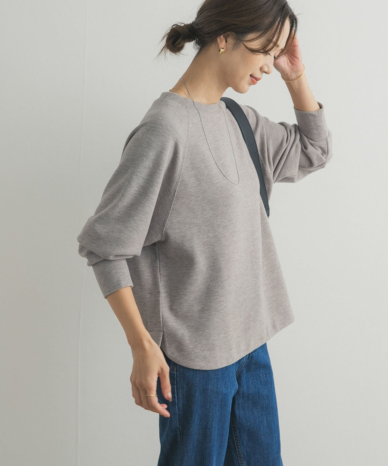 URBAN RESEARCH DOORS「『WEB/一部店舗限定カラー』ラグランフレアプルオーバー」|Tシャツ・カットソー|