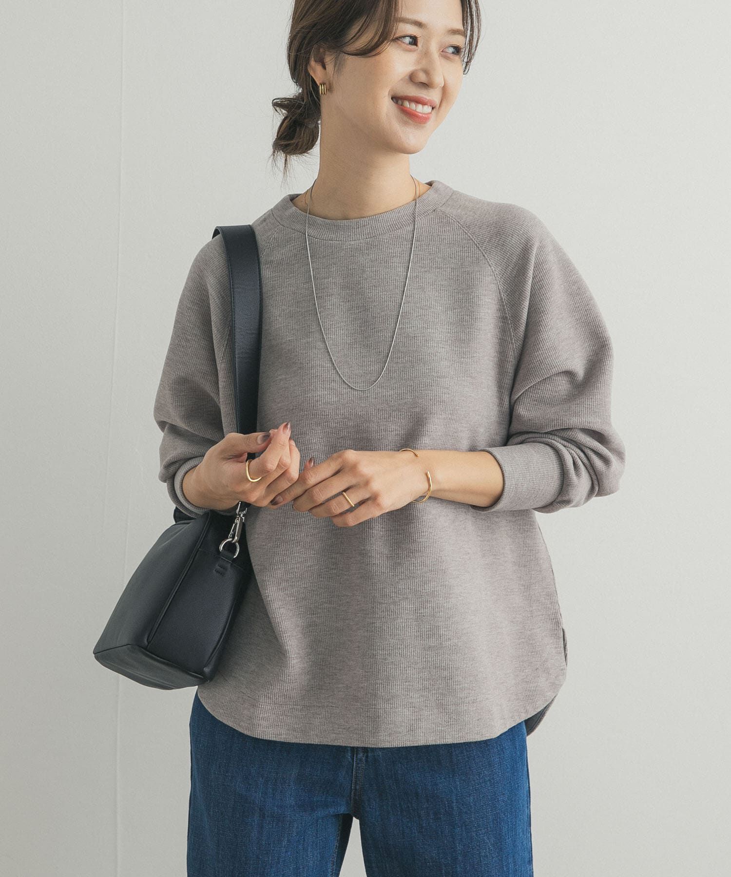 URBAN RESEARCH DOORS「『WEB/一部店舗限定カラー』ラグランフレアプルオーバー」|Tシャツ・カットソー|