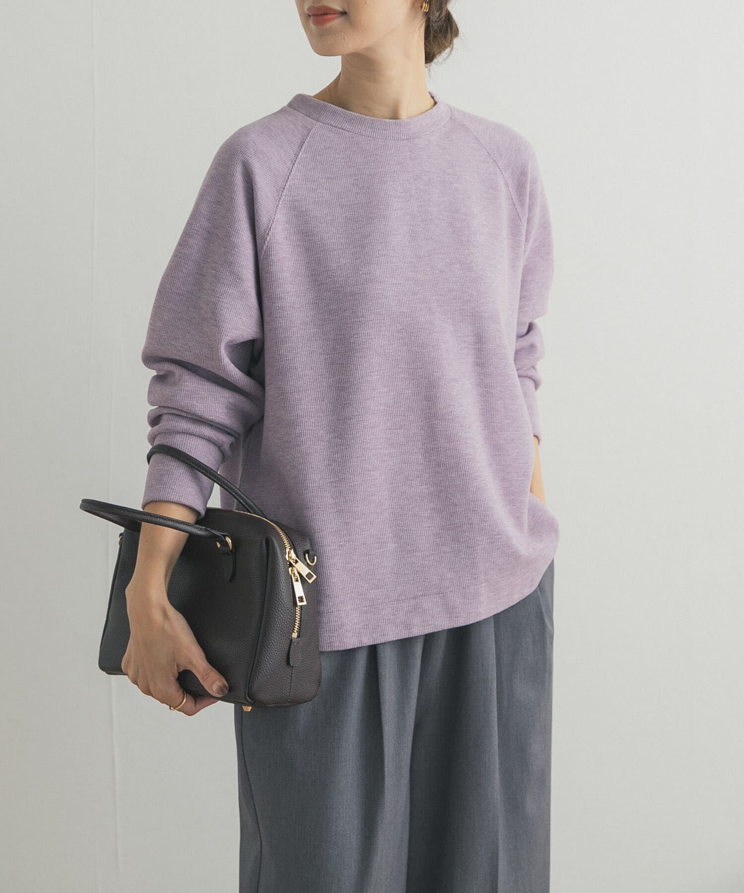 URBAN RESEARCH DOORS「『WEB/一部店舗限定カラー』ラグランフレアプルオーバー」|Tシャツ・カットソー|