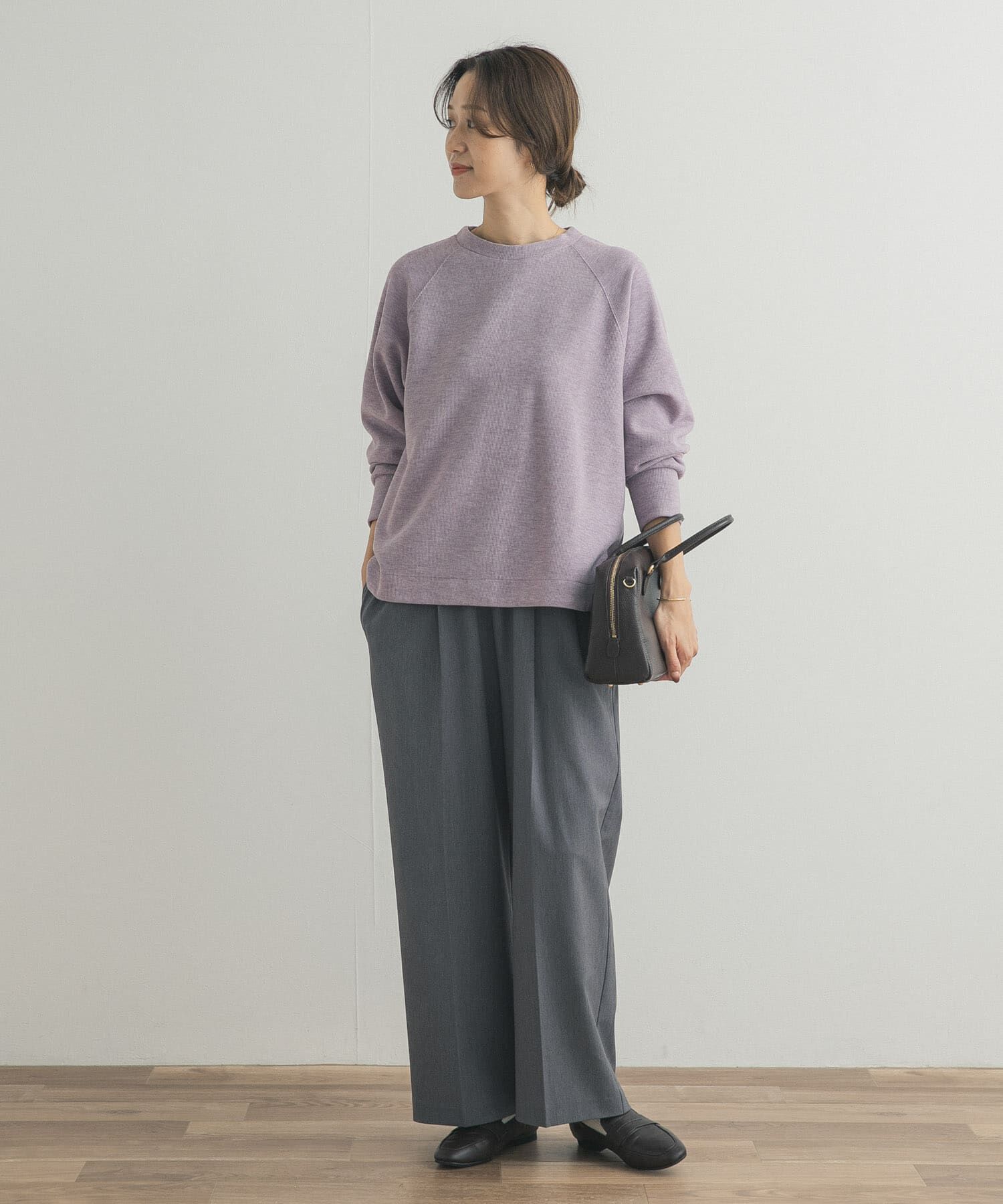 URBAN RESEARCH DOORS「『WEB/一部店舗限定カラー』ラグランフレアプルオーバー」|Tシャツ・カットソー|