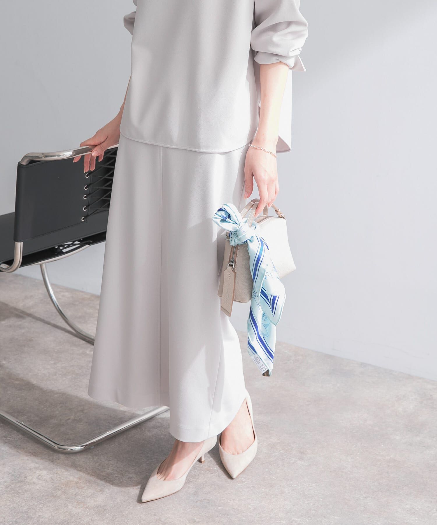 URBAN RESEARCH ROSSO「ストレッチジョーゼットスカート」|スカート|