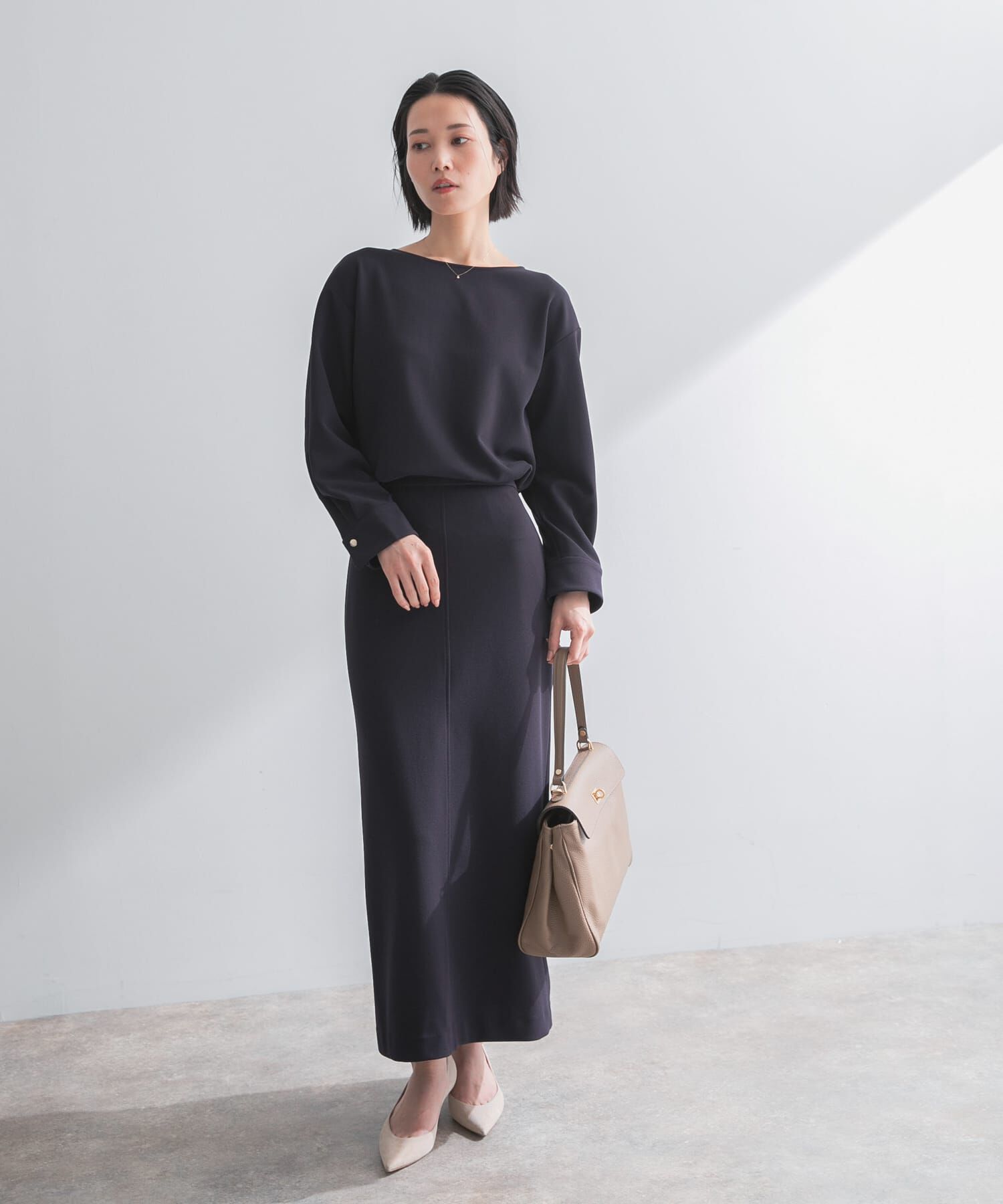 URBAN RESEARCH ROSSO「ストレッチジョーゼットスカート」|スカート|