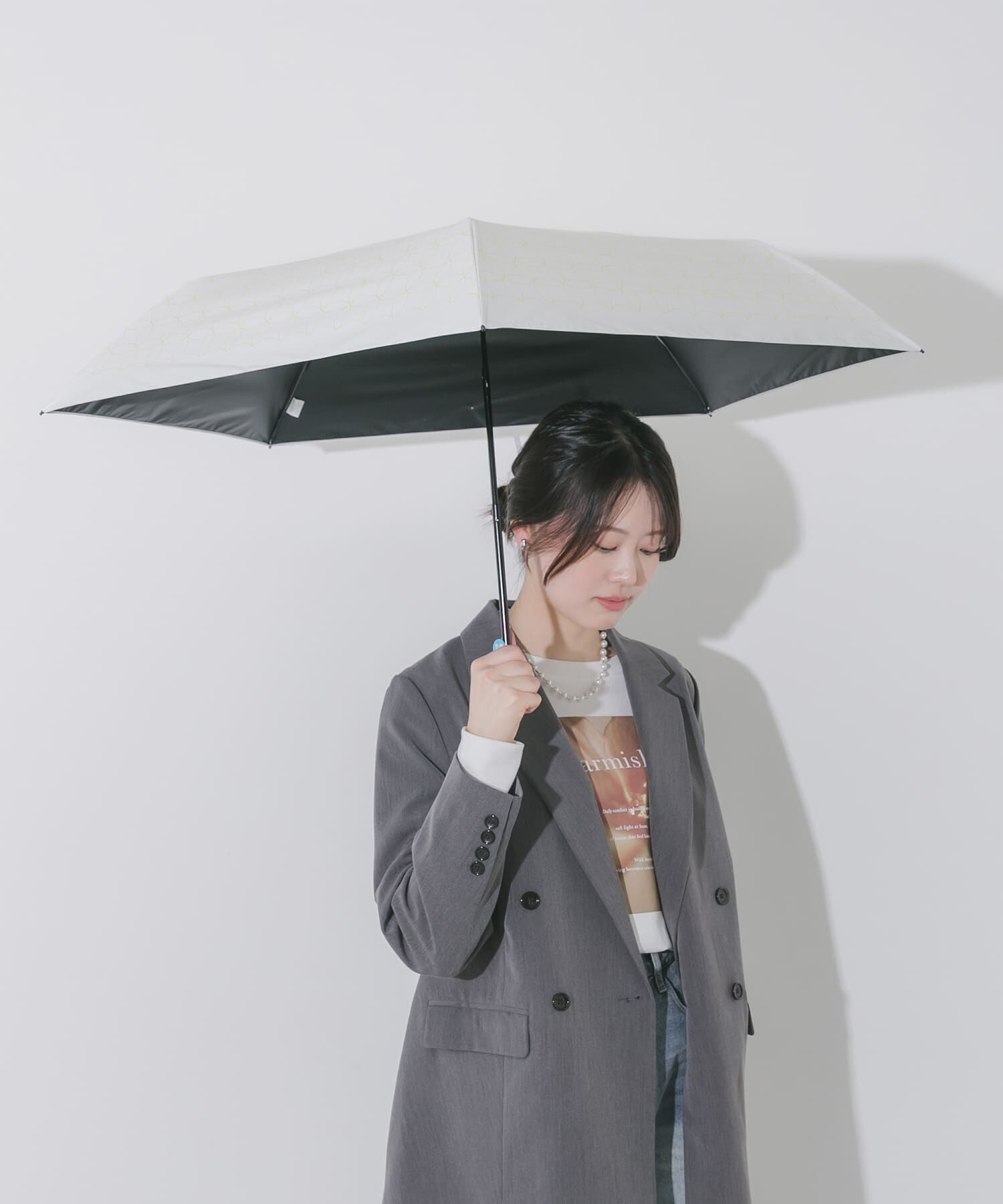 SMELLY「Wpc.　遮光軽量ジャパニーズモダンmini」|傘|